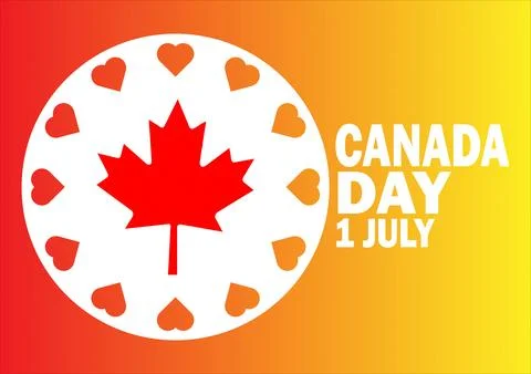 Canada Day Stock Illustration