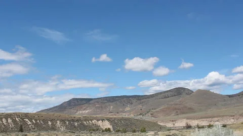 Canada Desert Cloud Time Lapse near Ashcroft British Columbia 스톡 동영상 39832736