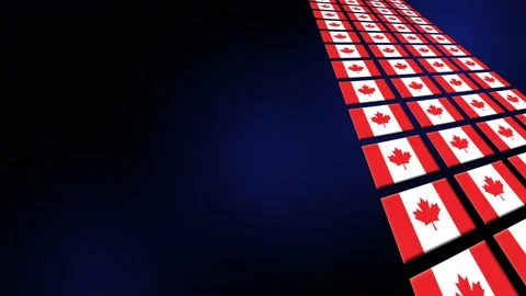 Canada Flag Animated Background 3d Anima Stock Video Pond5