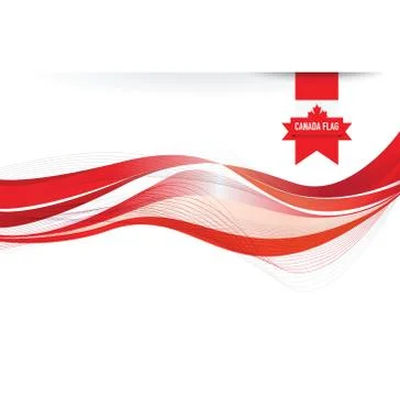 Canada flag background Stock Illustration