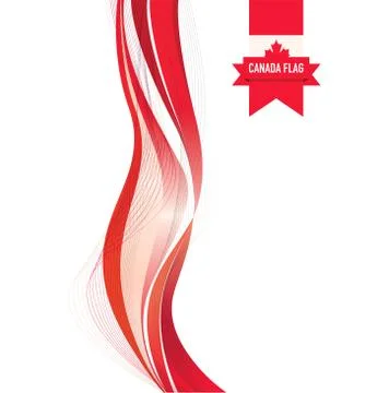 Canada flag background Stock Illustration