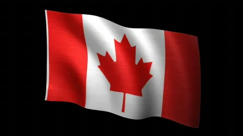 Canada Flag A Vidéo 116216