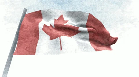 Canada Flag Stock Footage 36044005
