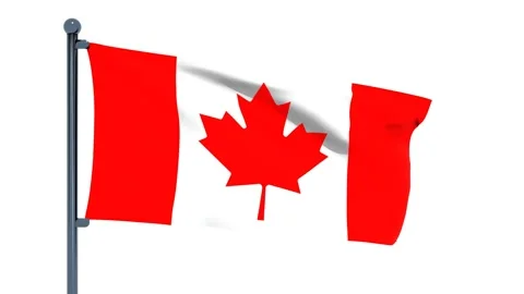 Canada Flag Stock Footage 150195896