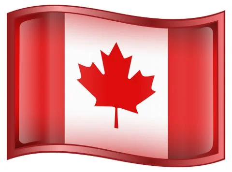Canada flag icon Stock Illustration