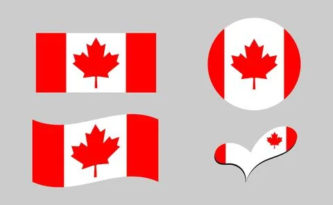 Canada flag Stock Illustration