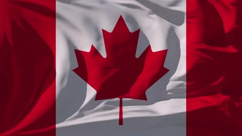 Canada Flag Loop Stock-Footage 295720316