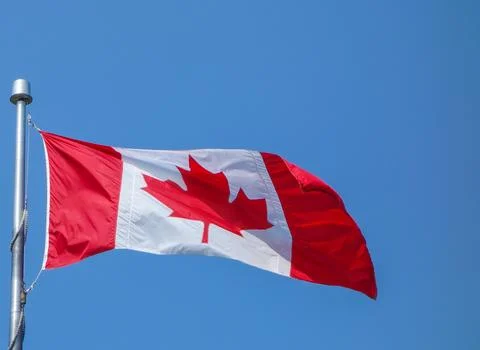 Canada flag Foto stock