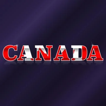 Canada flag symbol Stock Illustration