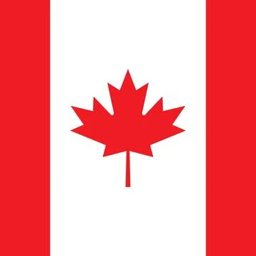 Canada flag vector 스톡 일러스트