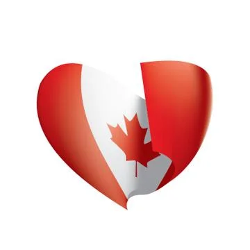 Canada flag, vector illustration Stock Illustration