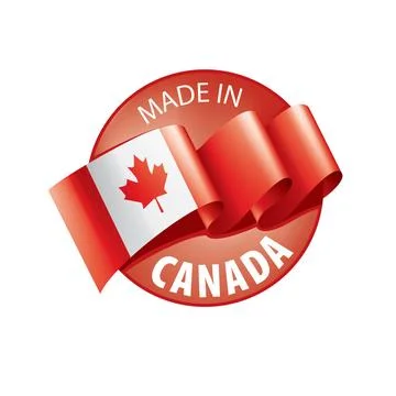 Canada flag, vector illustration on a white background Canada national fla... Stock Photos