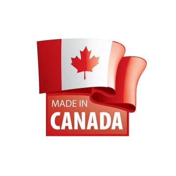 Canada flag, vector illustration on a white background Canada national fla... Stock Photos