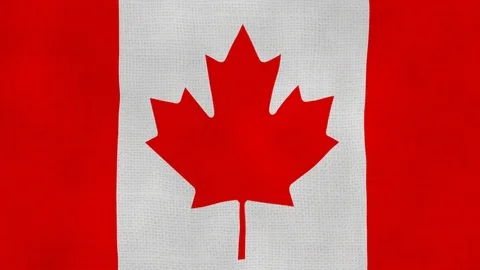 Canada flag waving Stock Footage 102590263