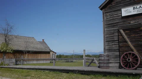 Canada, Fort Steele, Blacksmiths, Panning Stock Footage 22701305