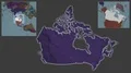 Canada framed and extracted. Administrative 4k or 4k+ Resolution