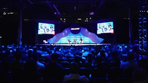 Canada: Global tech conference holds final Toronto iteration Stock Footage 280562924