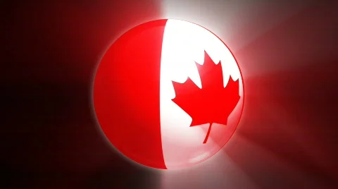 CANADA Globe Stock Footage 740136