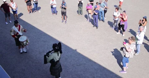 Canada Halifax, 1st September 2025: Traditional Scottish bagpipe and drum p.. Stock Footage 336750074