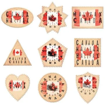 Canada Halifax Postage Stamps Photos