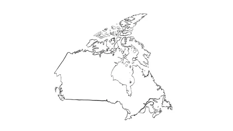 Canada - Hand-Drawn Map Animation | Stock Video | Pond5