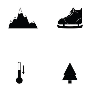 Canada icon set Stock-Illustration