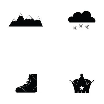 Canada icon set Illustration