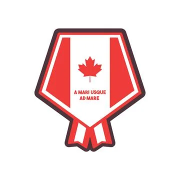 Canada Label Stock-Illustration
