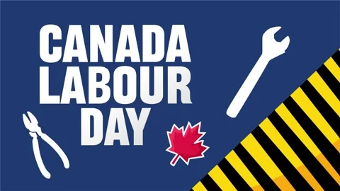 Canada Labour Day for all workers in Canada Stock Footage 330151573