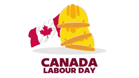 Canada Labour Day for all workers in Canada Stock Footage 330151575