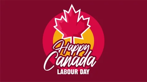 Canada Labour Day for all workers in Canada Stock Footage 330151578