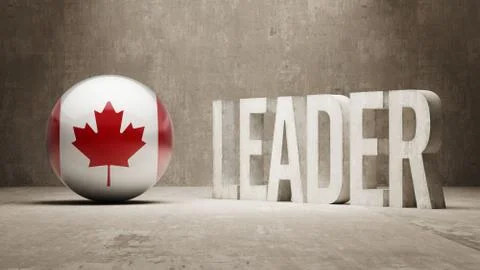 Canada. Leader Concept. Stock Illustration