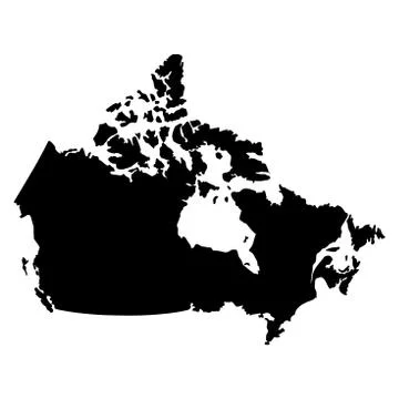 Canada map flag Vector illustration eps10 Stock Illustration