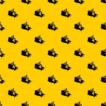 Canada map pattern 스톡 일러스트