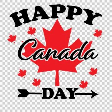 Canada Maple Leaf celebratory arrow leaves black Stock Illustration