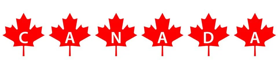 Canada maple leaf concept  Stock Illustration