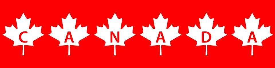 Canada maple leaf concept  Stock Illustration