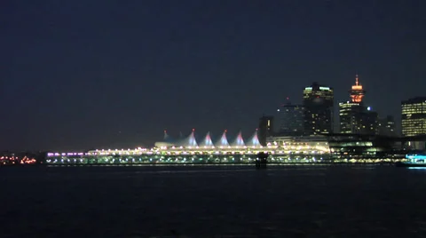 Canada Place in VancoUVer Stock Footage 38603393