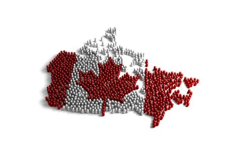 Canada Population Stock Illustration