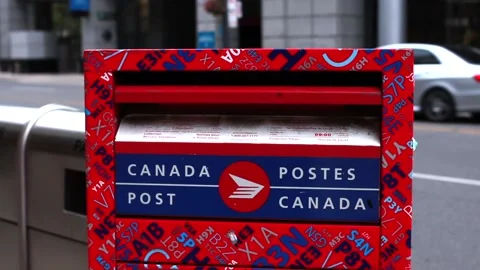 Canada Post Box Toronto, Canada Stock Footage 160774997