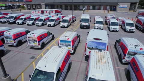 Canada Post is Canadas national postal service, a Crown corporation respons.. Stock Footage 336327572