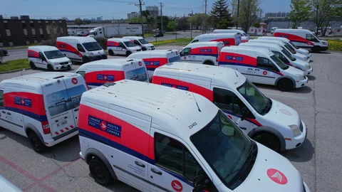 Canada Post is Canadas national postal service, a Crown corporation respons.. Stock Footage 336327621