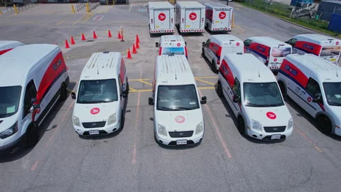 Canada Post is Canadas national postal service, a Crown corporation respons.. Stock Footage 336327909