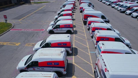 Canada Post is Canadas national postal service, a Crown corporation respons.. Stock Footage 336328480