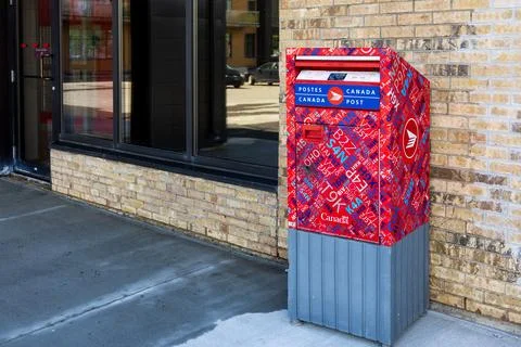 Canada Post mailbox Stock Photos