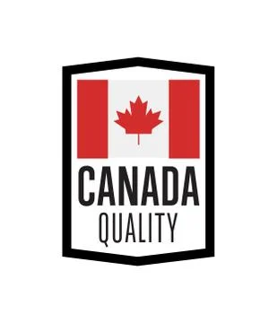 Canada quality isolated vector label for products Stock Illustration