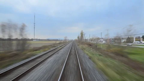 Canada, Quebec, Railway time lapse Stock Footage 78447501