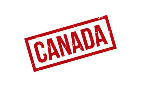 Canada Rubber Stamp Seal Vector Stock Illustration