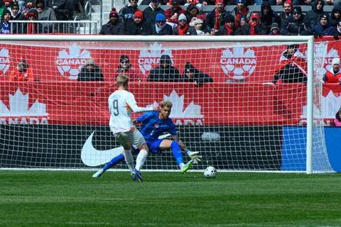 Canada v. Iceland International friendly match Stock Photos