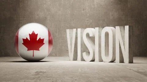 Canada. Vision Concept. Stock Illustration